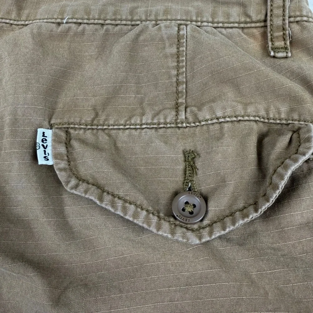 Levi's Cargo‎ Shorts Men's 30x9 Brown Cotton Ripstop 6 Pocket
